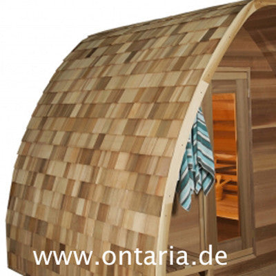 Pod Sauna Option: Zedern-Schindeldach  DavesDevelopmentStore
